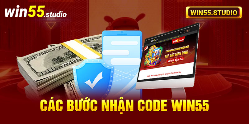 Các bước nhận code cho mình